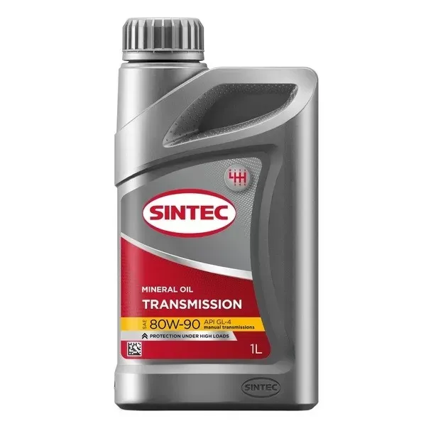 Масло трансмиссионное синтетическое SINTEC 80W90 GL-4 1л SINTEC  TRANS ТМ4 SAE 80W-90 API GL-4 1л ар
